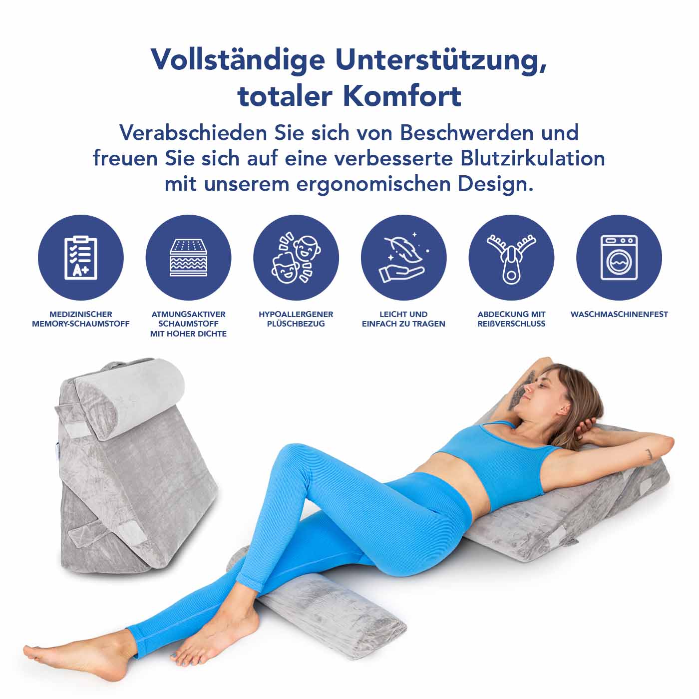 Orthopädisches Ruhekissen 3in1-2