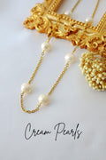 24 karat freshwater pearl choker