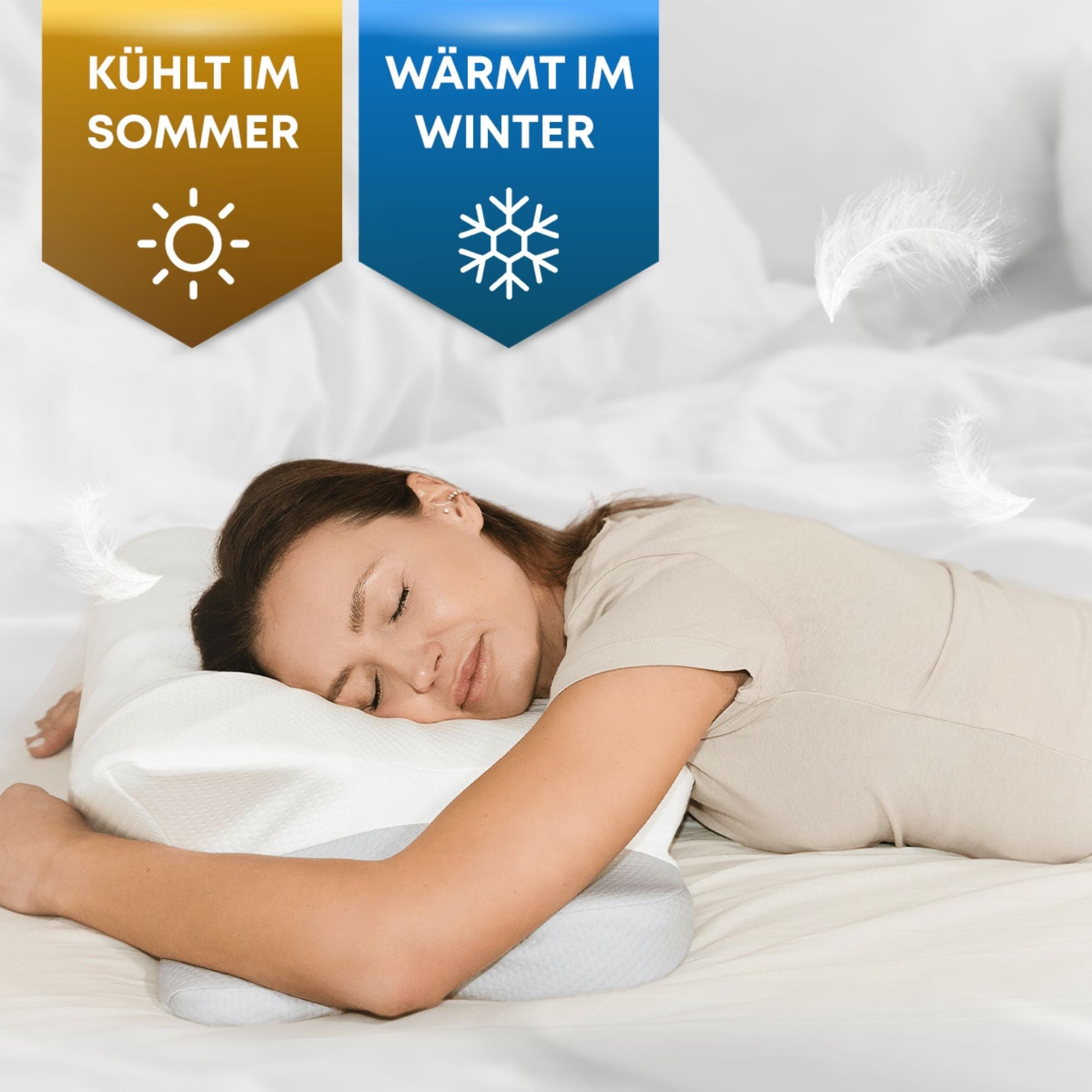 Schmetterlingskissen | Orthopädisches Kissen gegen Rückenschmerzen-2